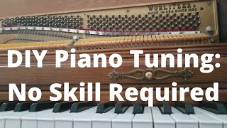 No-Skill-Required DIY Piano Tuning Tutorial - AEyers Weekly #35 screenshot 5