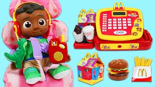 Cocomelon Cody Road Trip McDonalds Happy Meal Time & Clifford The Big Red Dog Water Wonder Book