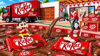 Jack Aur Shinchan Ko Mila Tasty KitKat House😋 💥  - INDIAN THEFT AUTO SIMULATOR  screenshot 2
