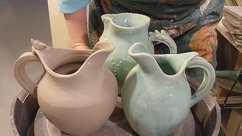 2 Spouts for pitcher step by step!#pottery #pitcher #art #kitchen