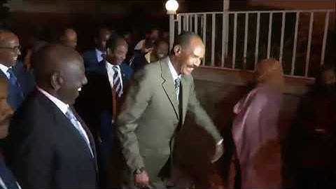 President Ruto night walk in the street of Asmara, Eritrea #whisperstv