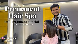 PERMANENT HAIR SPA TUTORIAL | ZEEL JOTANGIYA | WHITE LOTUS PROFESSIONAL screenshot 5