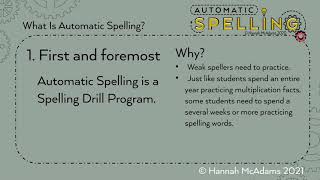 What is Automatic Spelling