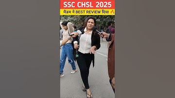 ssc chsl 2025 best review 🔥 #shorts #sscchsl #sscchsl2025 #chslexam #ssc #ssccgl #sscreview