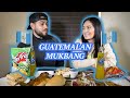 Central American Mukbang - Eating GUATEMALAN FOOD!