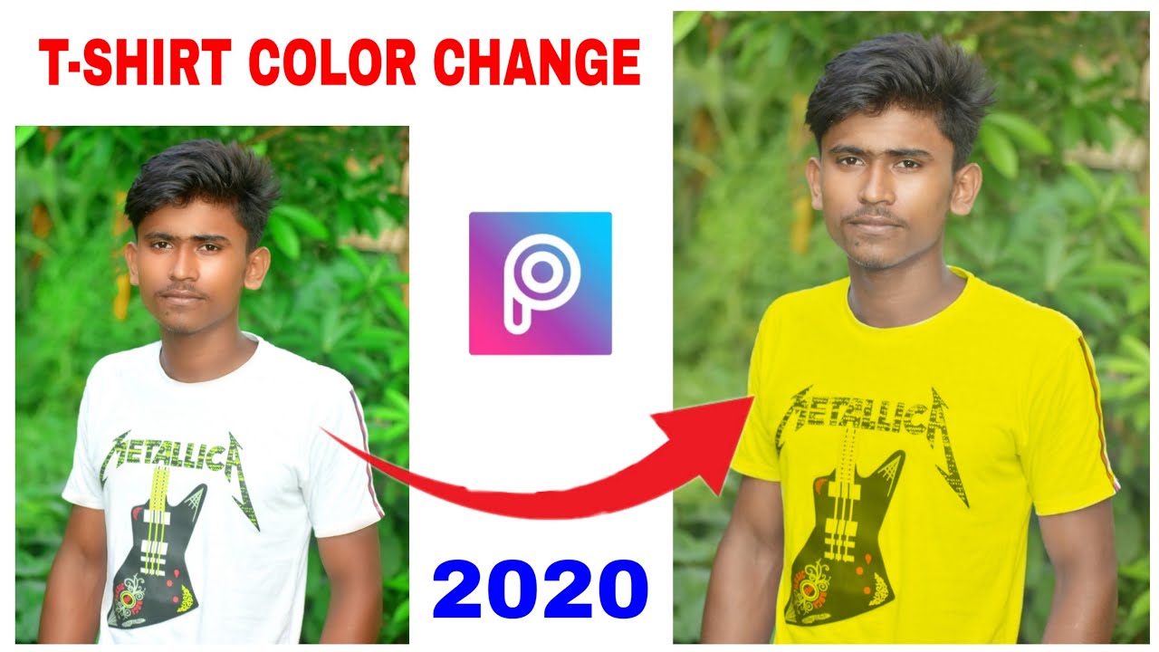 T Shirt Color Change PicsArt Photo Editing 2020 Photo Editing Bangla