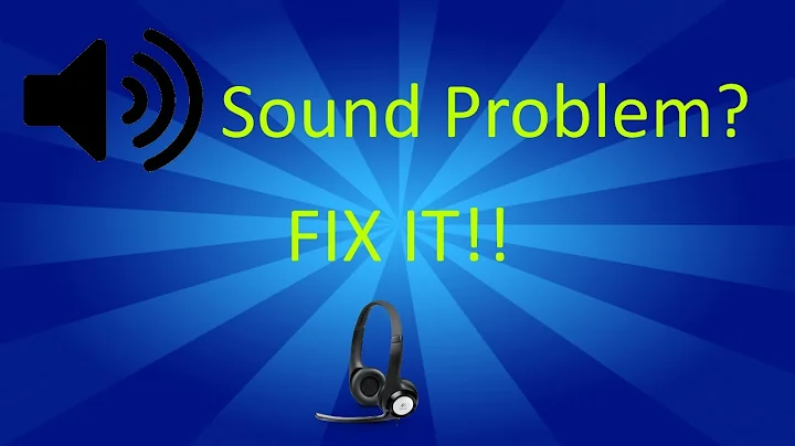 How To - Fix the Sound on the Logitech USB Headset!