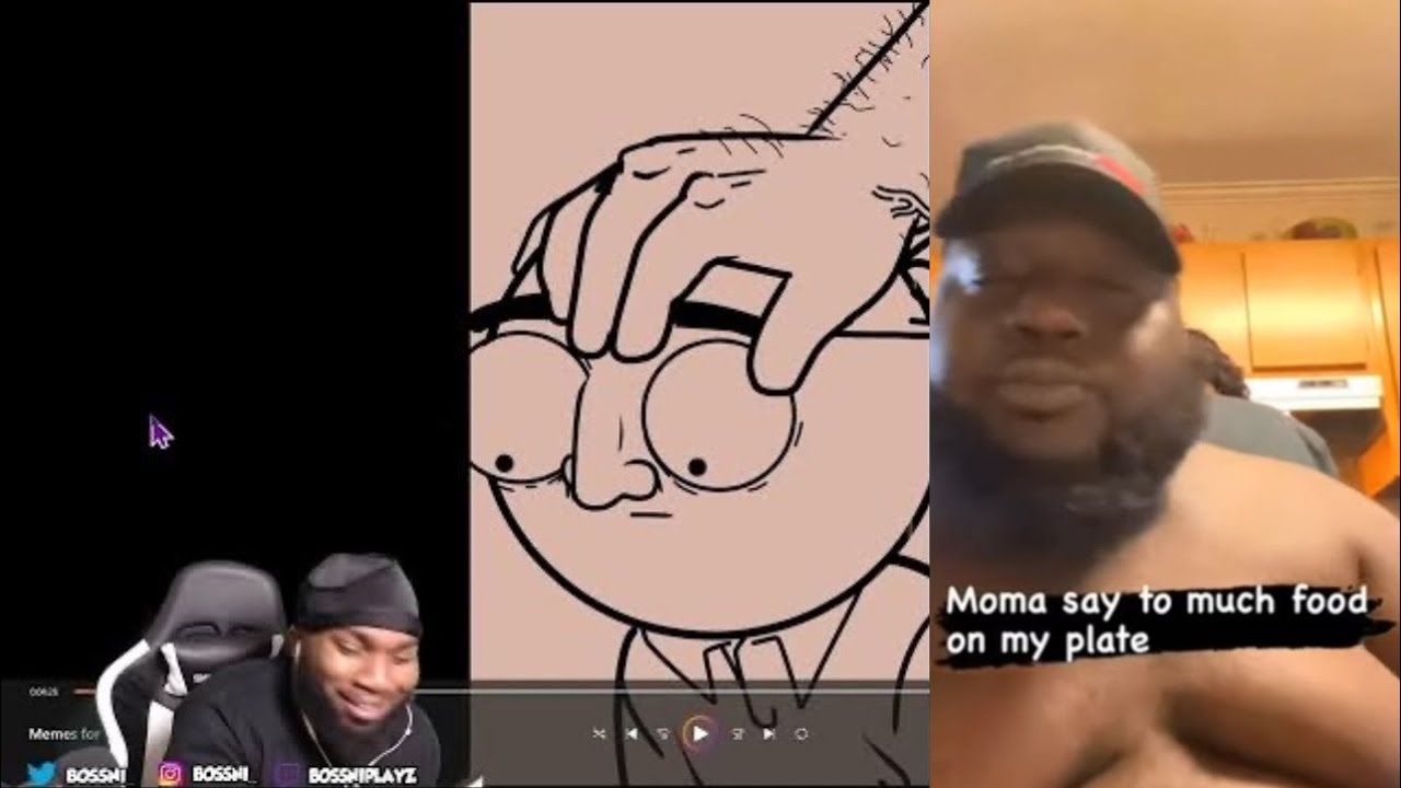 WHERE YO SHIRT AT? BOSSNI REACTS TO “MEMES FOR BOSSNI PART 10”