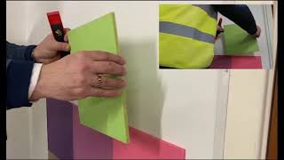 How to Fit Your Unframed Noticeboard With Adhesive Strips - Notice Board Wall Fitting Guide screenshot 5