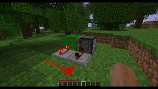 Minecraft - Easy Piston Clock [Tutorial]