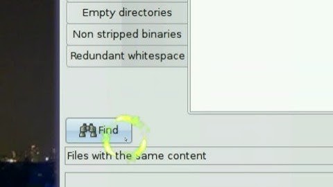 Remove Duplicate Files - FSLint - Ubuntu Linux 8.04