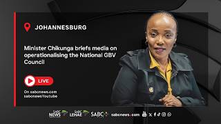 Minister Chikunga briefs the media on GBVF Council operationalisation