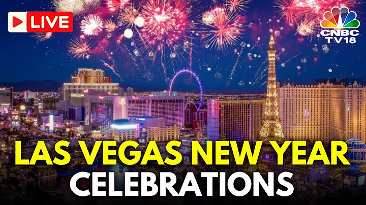 LIVE: Las Vegas New Year 2025 | LIVE Fireworks in Nevada | New Year 2025 Celebrations | USA | N18G