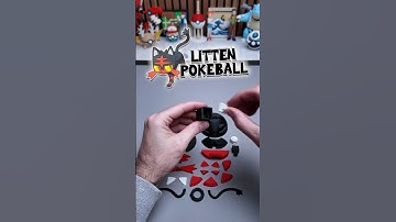 3D-Printed Litten-inspired Pokeball Build 🔥🐈 | Alola Showcase
