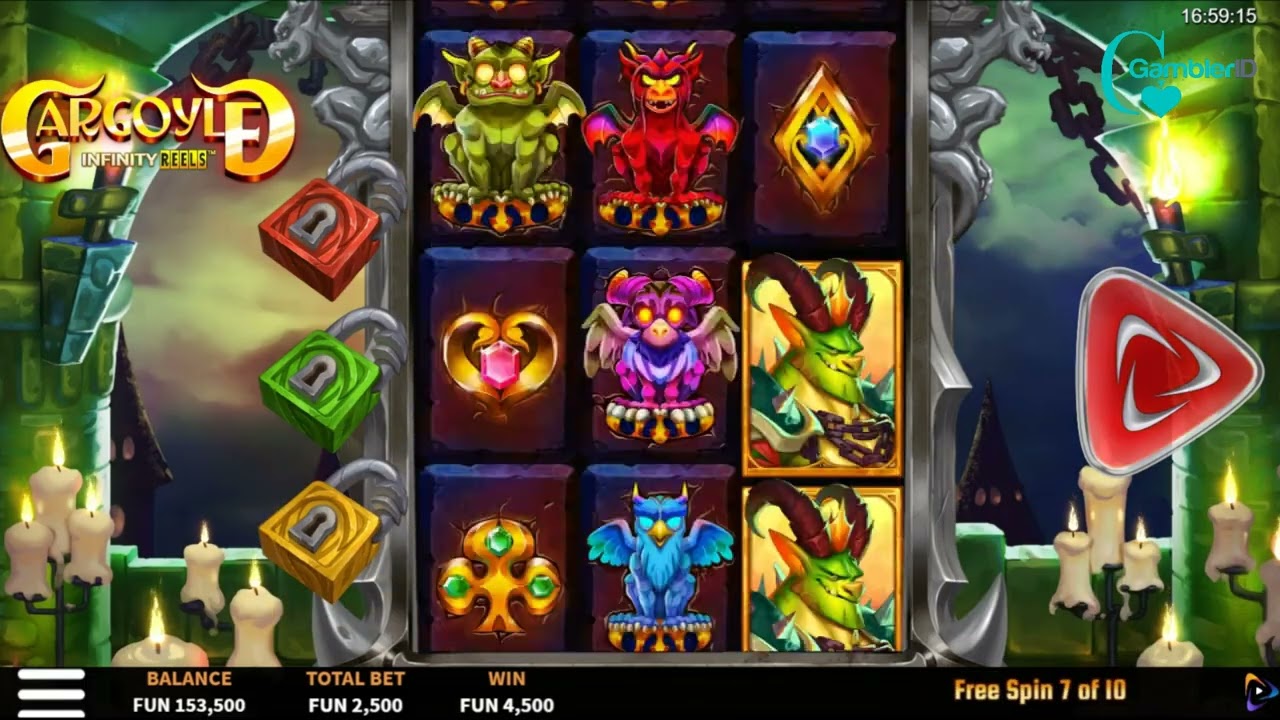 Gargoyle Infinity Reels Video Review | GamblerID