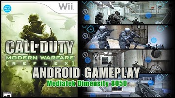 Call of Duty Modern Warfare Reflex (Wii) - Dolphin Emulator Android Gameplay Mediatek Dimensity 8050
