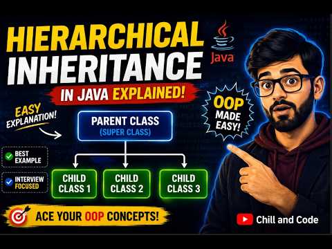 Hierarchical Inheritance in Java Explained in ONE Shot 🔥