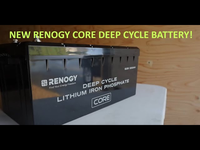 Renogy LiFePo4 12V 100Ah/200Ah Lithium Batterie 24V 48V BMS 5000
