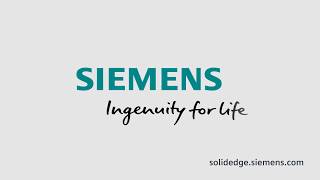 Mechanical Design in Solid Edge 2019 Profile