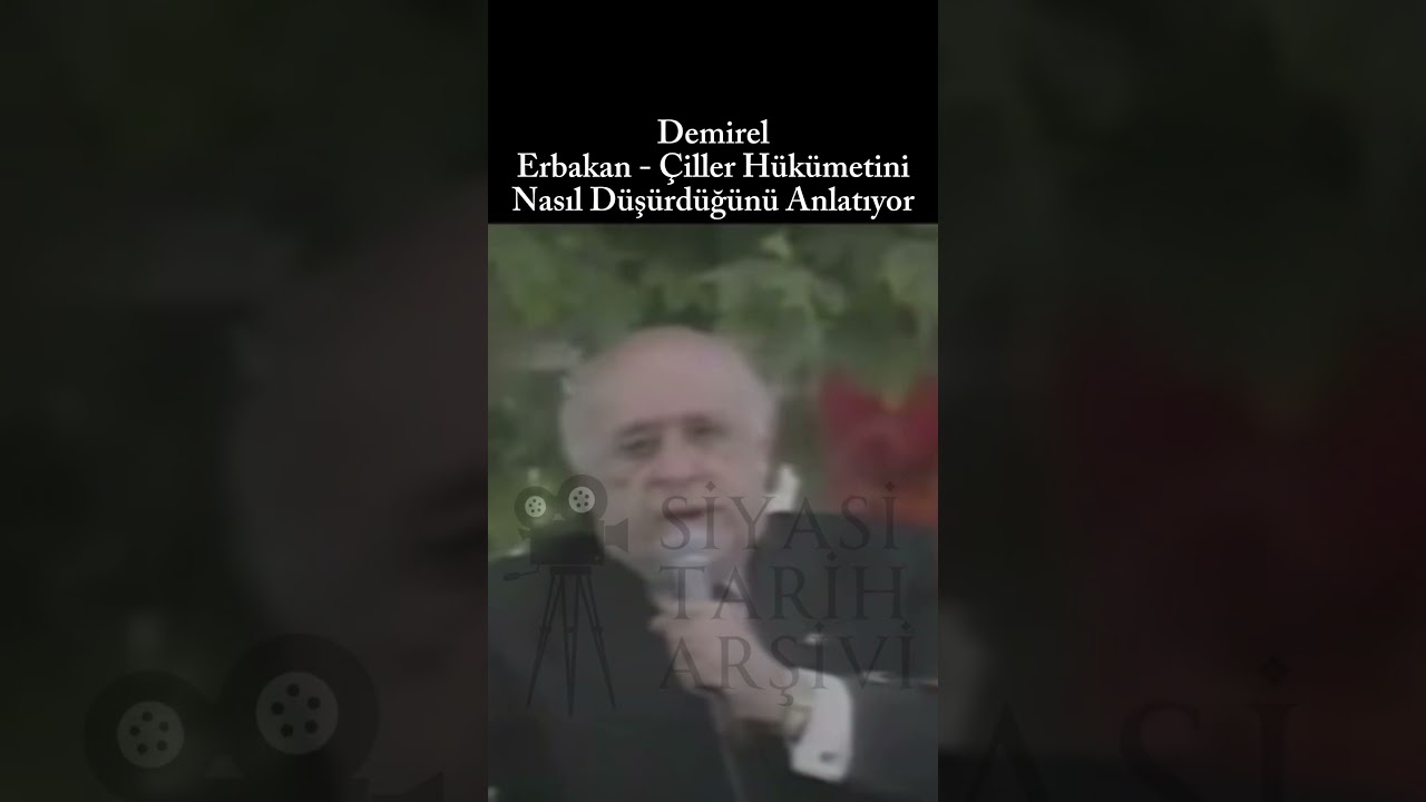 Demirel, Refah-Yol Hükümetini Nasıl Düşürdüğünü Açıklıyor