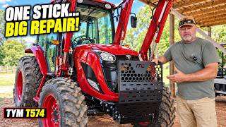 Tractor Damage in the Woods! Don't Be a Tony