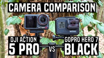 Dji Action 5 Pro vs GoPro HERO 7 Black Camera Comparison