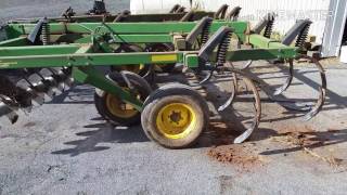 The John Deere 714 chisel goes in for a pit stop.