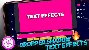 Super dropped shadow text effects in Kinemaster🔥😘