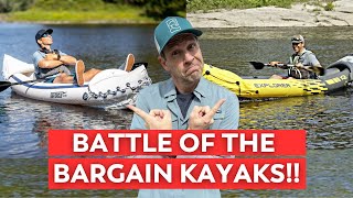 What's the Best Cheap Kayak? | Intex Explorer K2 vs Sea Eagle 330