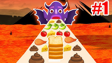 New Big Update Sandwich Runner Game All Levels Walkthrough Gameplay #ios #android Android Max Level