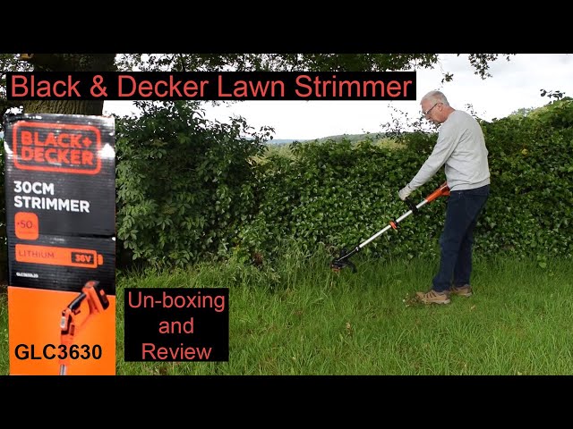 Black and Decker 18v Strimmer/ Edger Review // Ft Checkerboard