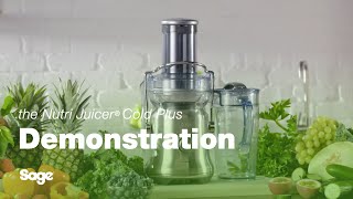 The Nutri Juicer® Cold Plus | Juice more, store more, clean less | Sage Appliances UK screenshot 2