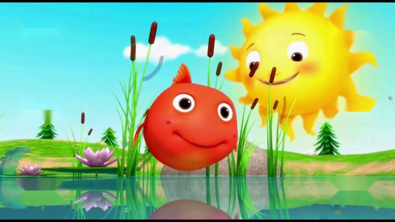 Roter Fisch im See (Animationslied) | Lustige Kinderlieder