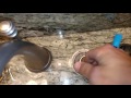 How to replace a Moen stem cartridge hot or cold in a bathroom sink