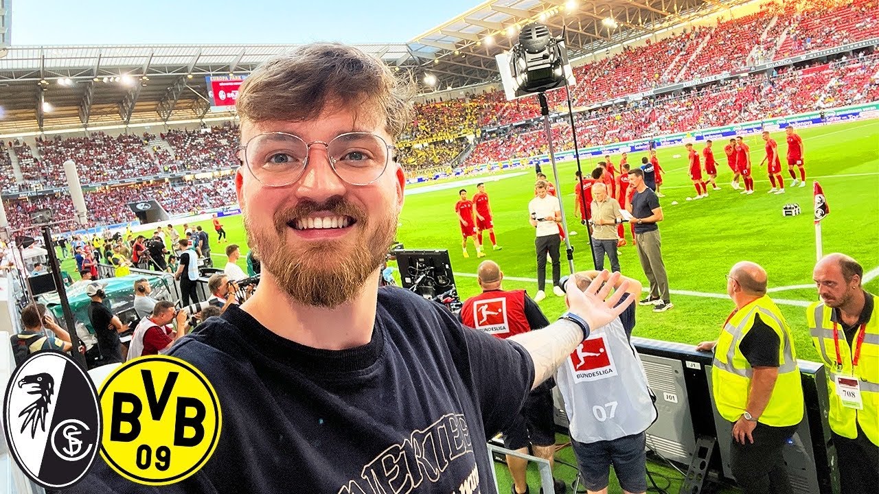 SC Freiburg vs. Borussia Dortmund - Stadionvlog aus 1. Reihe 😱 | Was eine Stimmung... | ViscaBarca