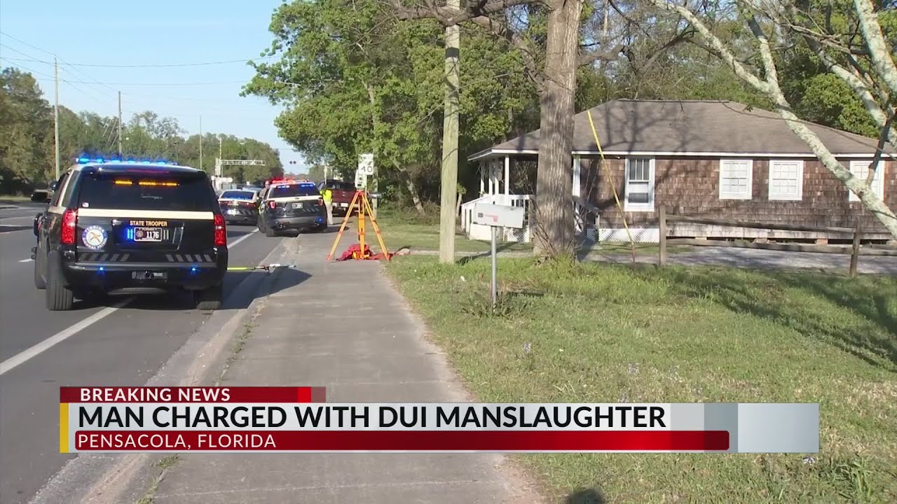 Man charged with DUI manslaughter after hitting, killing Pensacola ...