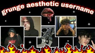 ✧ Grunge Aesthetic Usernames [PART I] ✧