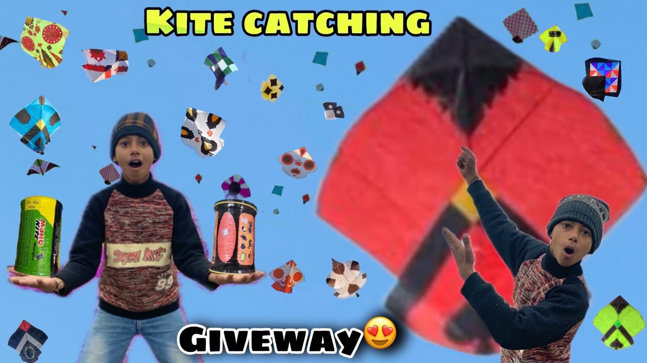 UNBOXING * Big kite flying unlimited kite cutting Monofil Manjha