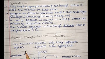 Aggregate Crushing Value Test | Civil Engineering | Building Materials|