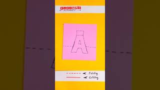 "A" - Alpha series - Paper Pop-Up's. 👇Template in description 👇 #1 #papercraft #diy #minecraft Temptale Take 1