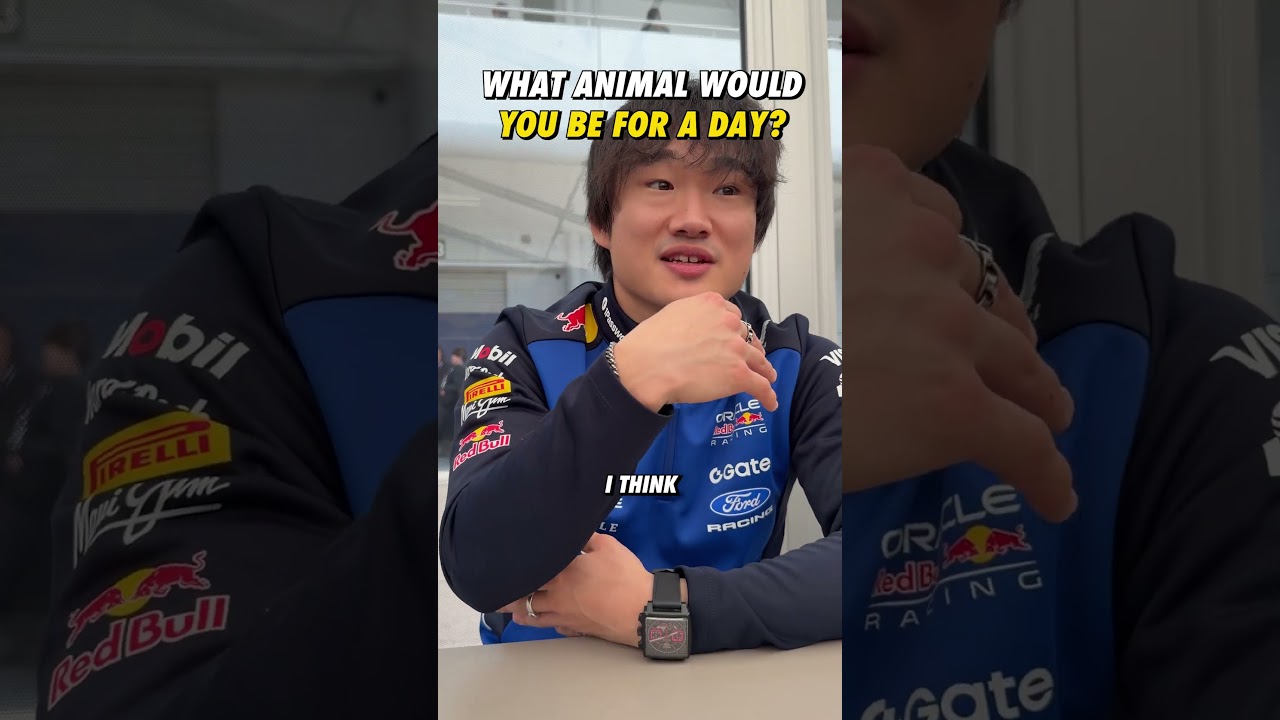 Sharks = instant no 🦈 #F1 #RedBullRacing