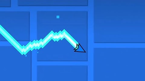When you drag click in Geometry Dash...