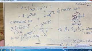 EET114 Ch15.16a&c RC circuit analyzed with phasors