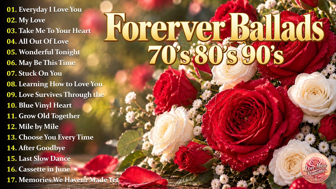 Unforgettable Love Songs from the 80s \u0026 90s 🌹 Timeless Romance in Every Note
