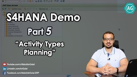 Manufactured Products Costing Demo Part 5: Activity Type Price and Quantity Planning