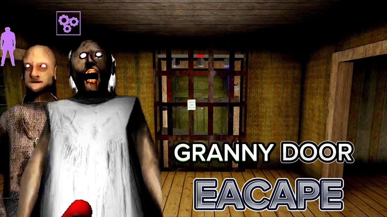 GRANNY DOOR EACAPE || GRANNY HORROR HOUSE GAMEPLAY || GRANNY CHAPTER 2 ...