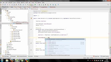 Working with Light Sensor in Android Studio