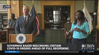Gov. Baker On COVID Pandemic: I'd Put An Asterick On Anything That Says Its Over'