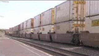 Eastbound Stack Train at Flagstaff