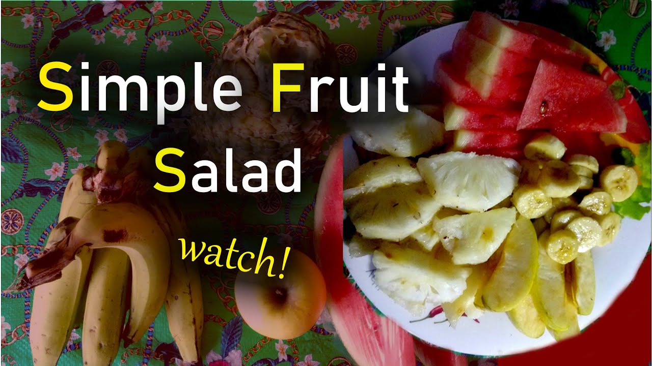 How To Make Fruit Salad YouTube